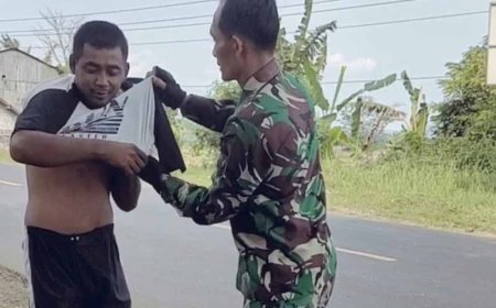 Kepedulian Babinsa Terhadap Sesama