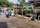 Hijaukan Pasar Kodim 0704 Banjarnegara Ajak Warga Gotong Royong
